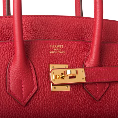 hermes rouge vif birkin|Hermes red wallet colors.